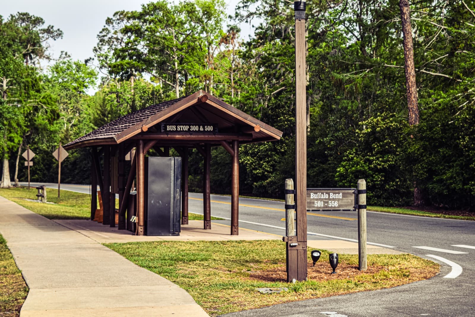 Campground and RV park grounds